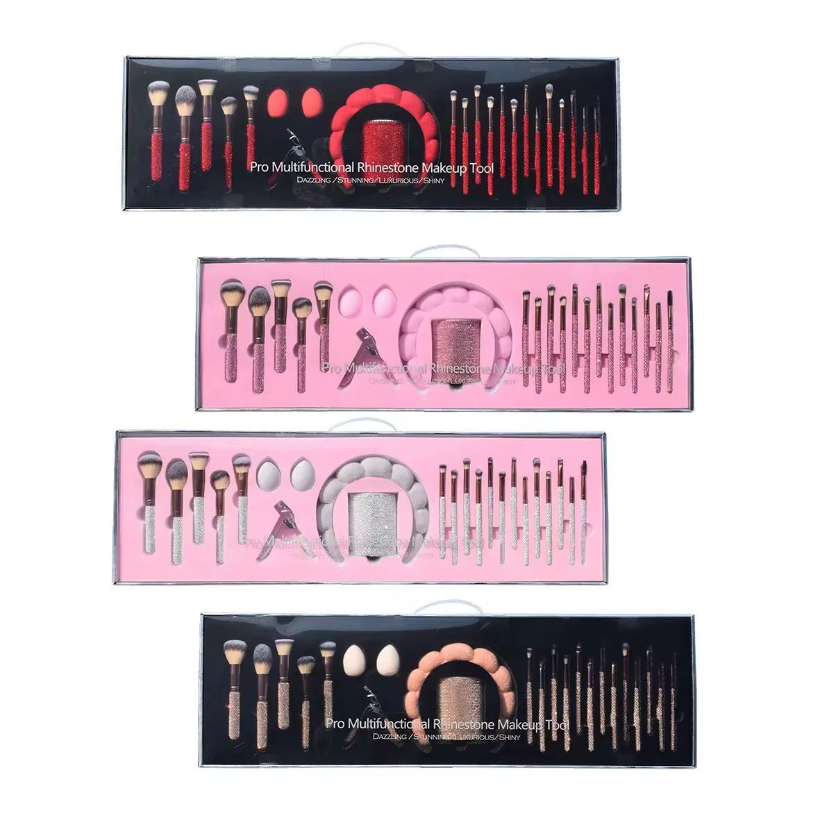 Crystal Makeup Brush Set